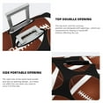 thumbnail image 5 of Balery Luggage Cover Brown Football On Black Print Suitcase Covers for Luggage Elastic Washable Suitcase Protector Fits 18-32 Inch Luggage-X-Large, 5 of 9