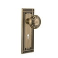 thumbnail image 5 of Nostalgic Warehouse Misdec_Sd_Kh Deco Solid Brass Single Dummy Door Knob - Nickel, 5 of 5