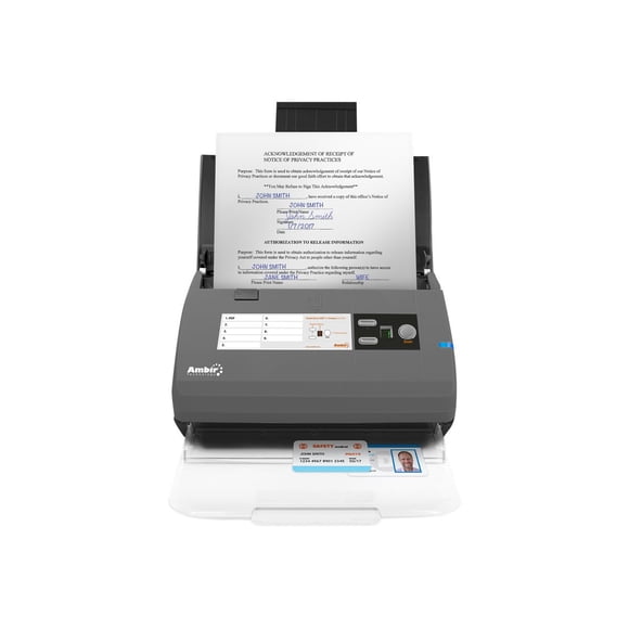 Ambir ImageScan Pro 830ix - Document scanner - Duplex - Legal - 600 dpi x 600 dpi - up to 30 ppm (mono) / up to 25 ppm (color) - ADF (50 sheets) - up to 3000 scans per day - USB 2.0