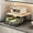 Black, variant on Kitchen Microwave Stand with Storage Basket, Countertop Storage Rack, Black