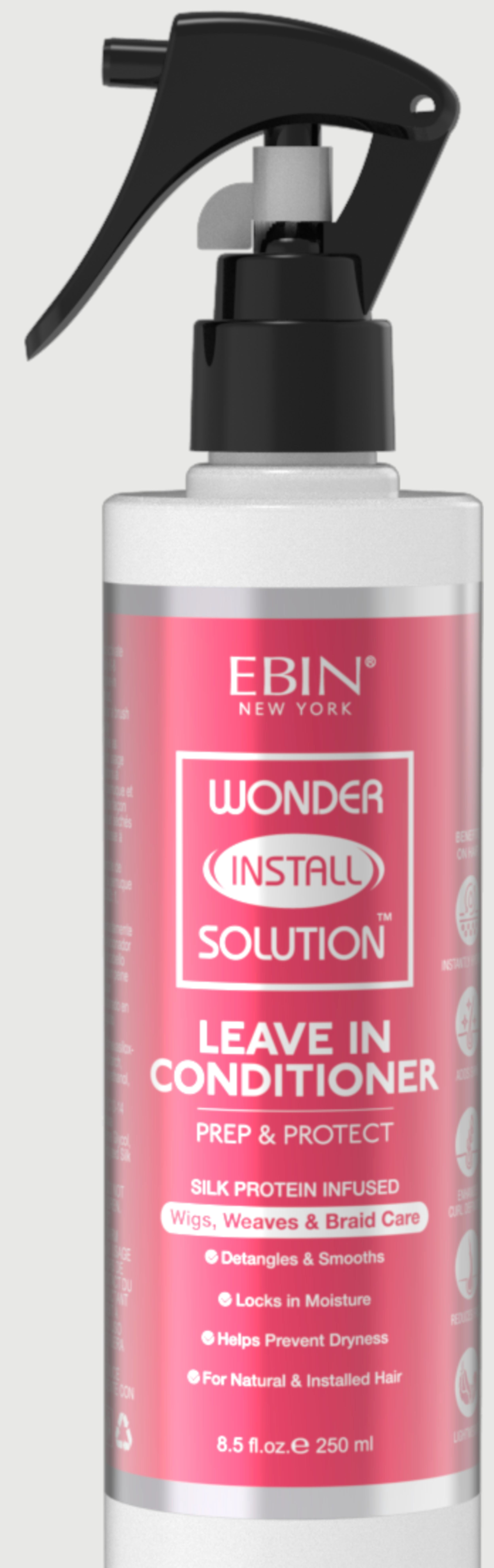 WONDER INSTALL SOLUTION LEAVE-IN CONDITIONER, 8.5 OZ.
