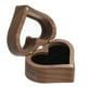 thumbnail image 1 of Caja de anillos de madera, cajas de anillos en forma de corazón con 2 ranuras, negra, 1 of 7