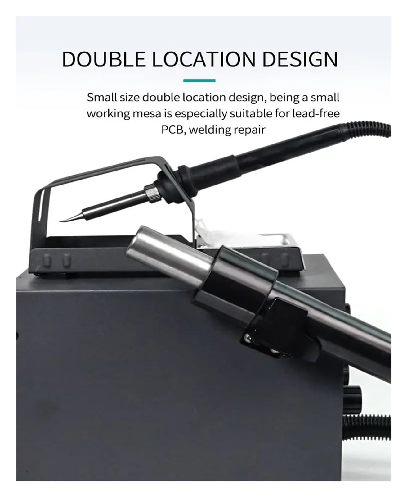 706W+ 2 In 1 Soldering Iron Stations Lead-Free Desoldering Repair Tools Rework Hot Air Gun ,Complete Set