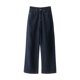 thumbnail image 4 of Pantalones vaqueros sueltos de nicho con piernas anchas para mujer, Pantalones rectos casuales de cintura alta, pantalones de moda de cintura Natural, nuevo, 4 of 5