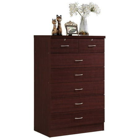 Pemberly Row 7 Drawer Chest In Mahogany Walmart Canada