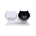thumbnail image 1 of Dispensador Comedero Bebedero de Alimento Para Perros Gatos, Color Negro con Transparente, 1 of 5
