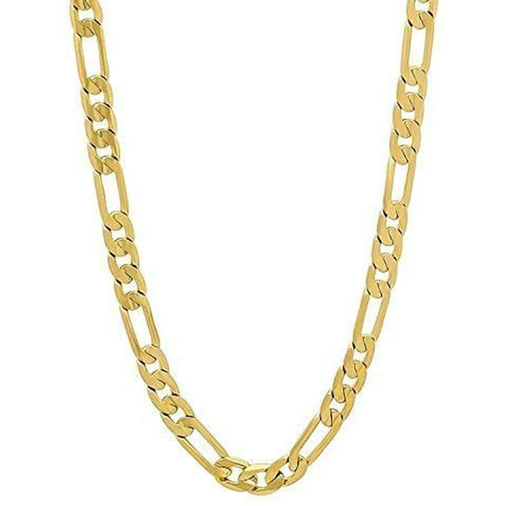 Dubai Collections Dubai Collections 24K Figaro 5mm Gold Chain