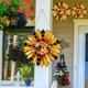 thumbnail image 1 of Letrero de Girasol para Puerta, Placa de Madera para Festival, Decoración Colgante Duradera, Diseño Amarillo Vibrante, Decoración para El Hogar o La Oficina, Regalo Que Trae Buena Suerte, Tamaño 30 X, 1 of 7