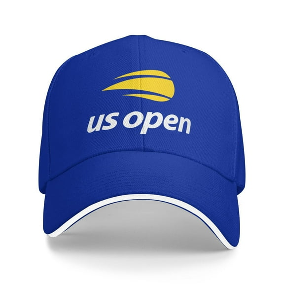 Us Open Flaming Tennis Ball Logo Unisex Sandwich Cap Classic Baseball Capunisex Adjustable Casquette Dad Hat