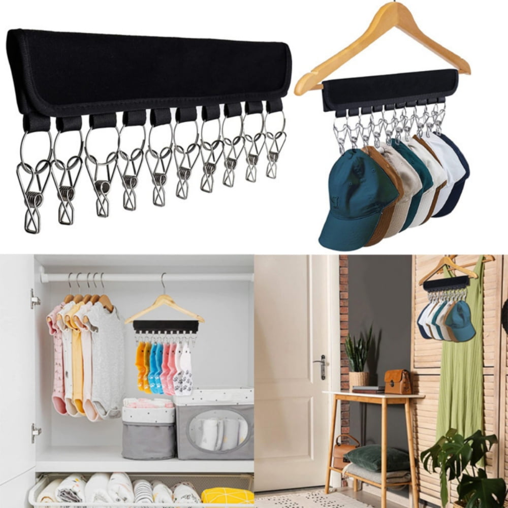 3-pack Round Shape Cap Storage Racks Creative Hat Holder Door Closet Hanger Rack Hooks Organizer Storage
