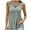 Green, variant on Boho Tank Tops for Women Crossover V Neck Eyelet Hole Summer Beach Shirts Vacation Blouse