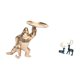 thumbnail image 5 of Escultura con bandeja y figuras de renos. Colección de arte en resina para sala de estar, oficina, escritorio, decoración del hogar, estantería., 5 of 8
