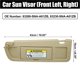 thumbnail image 3 of 83280--a01zb Conjunto de visera izquierda del conductor beige para parasol de coche 2006-2011 83280snaa01zb, 3 of 5
