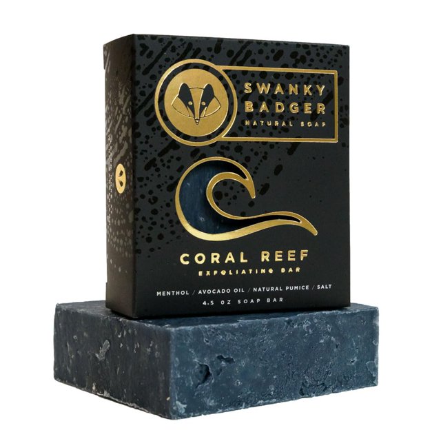 Arrecife de coral del tejón ostentoso