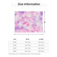 thumbnail image 4 of YFYANG Lightweight Warm Flannel Blanket, Abstract Watercolor Texture Throw Blanket for Bed, Sofa, Travel, Camping, 60"x50", 4 of 7