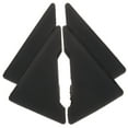 thumbnail image 4 of 4 Pcs Door Corner Guards Safety Covers Insulation Cars Black, 4 of 8