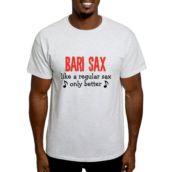 CafePress - Bari Sax Light T Shirt - Light T-Shirt - CP
