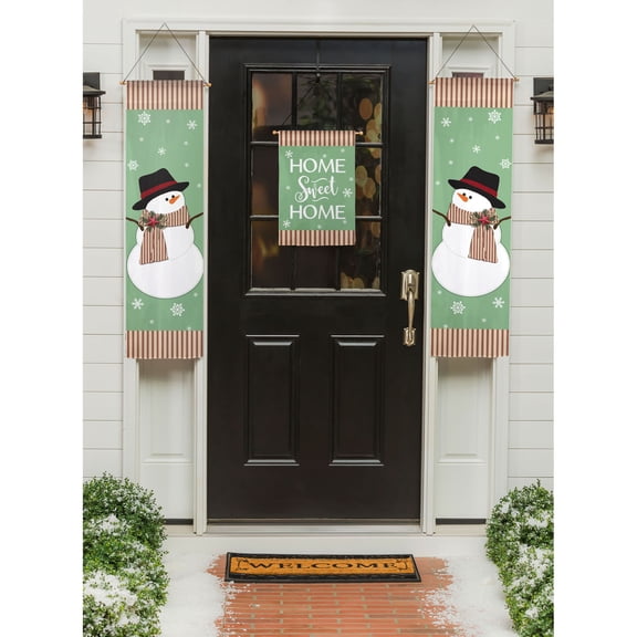 Winter Home Sweet Home Door Banner Kit