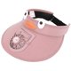 thumbnail image 1 of Sombrero con visera solar para niños con ventilador, ala ancha y parte superior abierta, sombrero con ventilador refrescante para niños. Rosa, 1 of 9