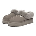thumbnail image 4 of EVER AU Women Topknot Leather Slippers - Brown, 4 of 11