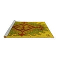 thumbnail image 2 of Ahgly Company Machine Washable Indoor Rectangle Oriental Yellow Industrial Area Rugs, 8' x 10', 2 of 4