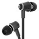 thumbnail image 2 of Matsuzay Auriculares intrauditivos de 3,5 mm, auriculares estéreo para computadora y teléfono móvil con micrófono de reducción de ruido Cables de audio/vídeo negro, 2 of 6