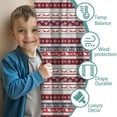 thumbnail image 3 of Blackout Kids Curtains,Red Christmas Folk Pattern Childrens Insulated Curtains Set Of 2,Bedroom Essentials,Toddler Room Decor 42"x54", 3 of 5