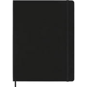 Moleskine Classic Notebook, Hard Cover, XL (7.5" x 9.5") Plain/Blank, Black, 192 Pages