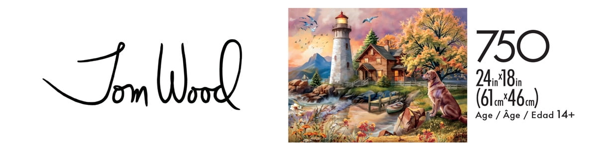 Buffalo Games The Lookout 750-Piece Interlocking Jigsaw Puzzle for Adults Ages 14-99 Years