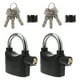 thumbnail image 1 of ColoMX PCS Seguridad Anti-Robo Candado Durable Candado de alarma con 6 llaves (Negro), 1 of 7