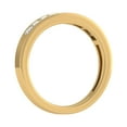 thumbnail image 2 of 1/2 Carat Channel Set Princess Cut Diamond Wedding Band Ring in 14K Yellow Gold (Ring Size 6), 2 of 6