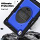 thumbnail image 3 of Funda Protectora para IPad Pro de 13 Pulgadas 2024 M4 con Soporte Giratorio de 360° (PC Azul), 3 of 8