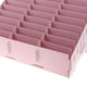 thumbnail image 4 of Soporte para teléfono móvil de madera con 24 rejillas Caja de almacenamiento organizadora de escritorio con 24 compartimentos rosado perfke Estante de cuadrícula de escritorio 24, 4 of 9