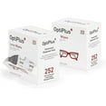 thumbnail image 3 of OptiPlus Eyeglass Lens Wipes l Pre-Moistened l Cleaning Wipes for Glasses, Smart Phones, Optical Lens, Goggles, and Watch Screen l Quick-Dry & Scratch-Free | 252 Count (504 Count (Pack of 1)), 3 of 4