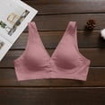 thumbnail image 6 of Lovzfmll Bras for Women, Plus Size Front Closure Wireless Bralette Bra, Standard Straps Snap Front Closure Stretchable Full Coverage Bra, 6 of 9