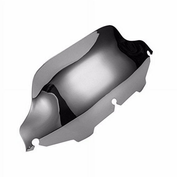 Chrome 8" Wave Windshield Windscreen For Harley Electra Street Touring Models FL
