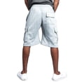 thumbnail image 5 of G-Style USA Men's Fleece Heavyweight Cargo Sweat Shorts FS76 - GREY - Large, 5 of 7