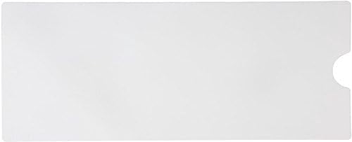 16" X 40" White Adhesive Vinyl Anti Slip Non Skid Safety Bath Mat with Drain Cut Out