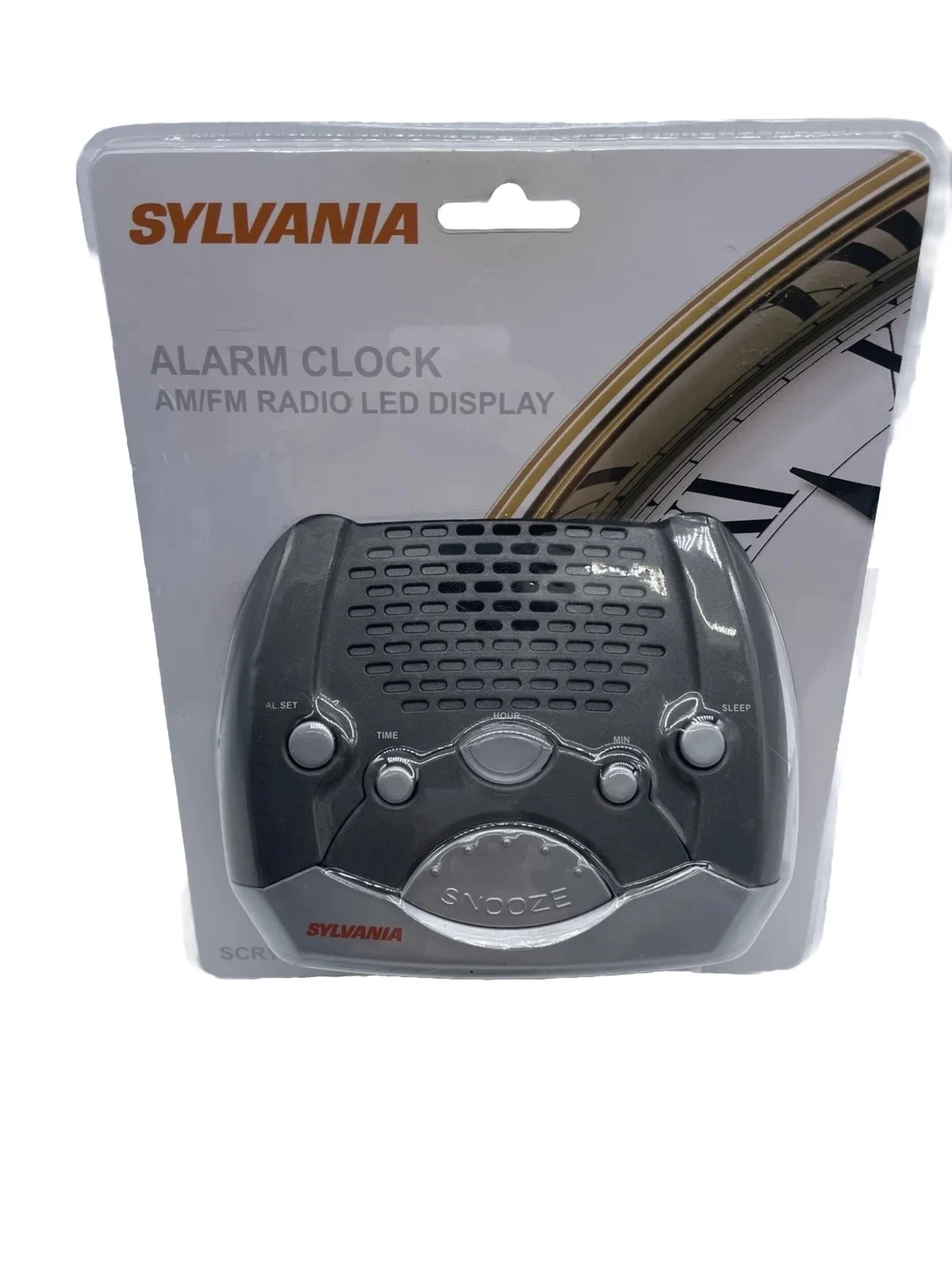 Sangean RCR-5 Radio Réveil Digitale AM/FM - Réception Puissante, Alarme HWS, Design Compact Argent
