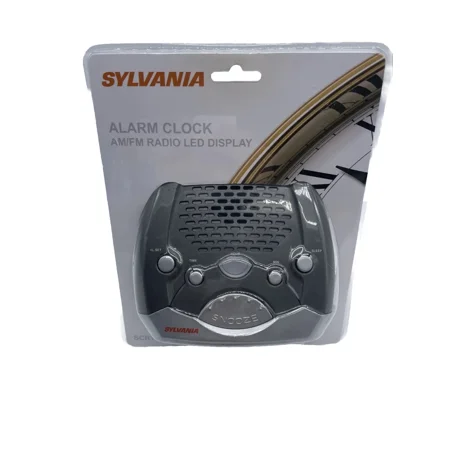 RHEA- Sylvania Alarm Clock Am Fm Radio Led Display Scr1276