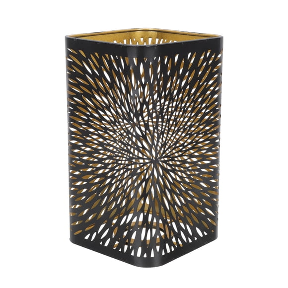 Lámpara de hierro hueco tallado tallado cubierta lámpara de mesa de noche lámpara de noche sombra