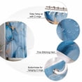 thumbnail image 5 of Blue Gold Marble Theme Shower Curtain Set ，Waterproof Fabric Shower Curtains Abstract Water Ripple Gradient Shower Curtains for Bathroom,Bathroom Decor 72"x72", 5 of 6