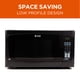 thumbnail image 5 of Commercial Chef CHM16110B6C 1.6 Cu. Ft.. Microondas de Encimera de 1000 W, Color Negro, 5 of 7