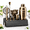Brass/Black-24oz Cobbler Shaker, variant on 24oz Cobbler Shaker, Copper/Black Barware Set for Mixology and Bartending