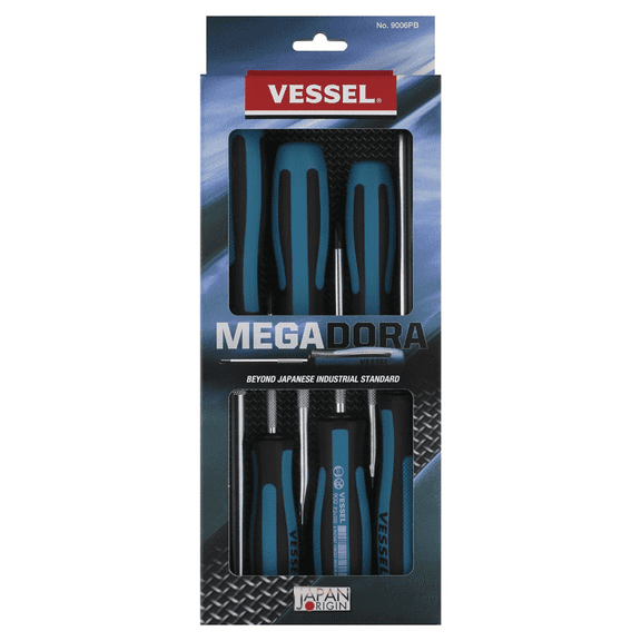 Vessel Tools MEGADORA 900 Series 6pcs Set with Paper Box
