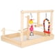 thumbnail image 4 of Soporte de madera para loros, estante de ejercicios para entrenamiento de aves, juguetes colgantes, suministros para mascotas, accesorio para jaula, 4 of 14