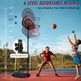 thumbnail image 2 of Costway Support de Système de Panier de Basketball Réglable en Hauteur 5,6-7,5 Pi avec Roues Adultes et Jeunes, 2 of 10