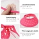 thumbnail image 3 of Collar de perro ajustable con cono para mascotas, collar acolchado transparente con borde suave transpirable, cono de plástico para cachorros que protege la recuperación de la cirugía del cuello,, 3 of 6
