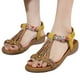 thumbnail image 1 of Sandalias Planas Elásticas Con Correa en El Tobillo Zapatos Cómodos Playa Verano para Mujer, 1 of 9