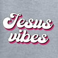 thumbnail image 6 of Wild Bobby, Jesus Vibes Inspirational/Christian Unisex Crewneck Graphic Sweatshirt, Heather Grey, X-Large, 6 of 6